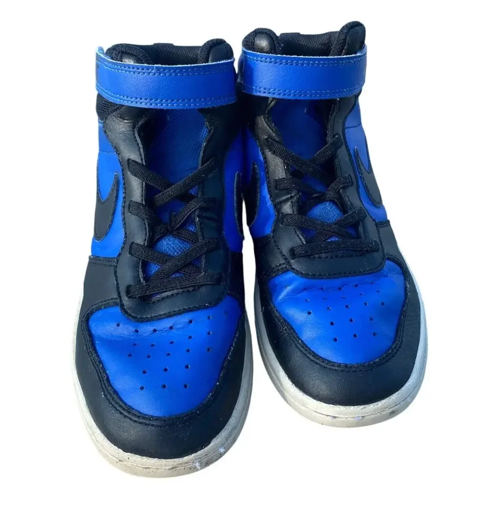 Youth Nike Hightop Sneakers - Blue/Black - Size 3Y